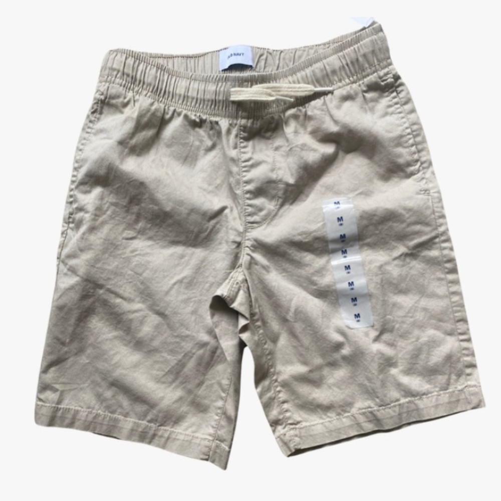 Old Navy NWT Boys Medium (8) Khaki/Cream Shorts